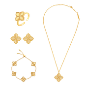 جوري / طقم إشراقة الجوري بلون الذهب