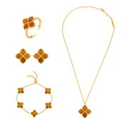 جوري / طقم اللؤلؤ بلون الذهب