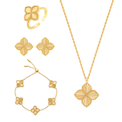 جوري / طقم إشراقة الجوري بلون الذهب