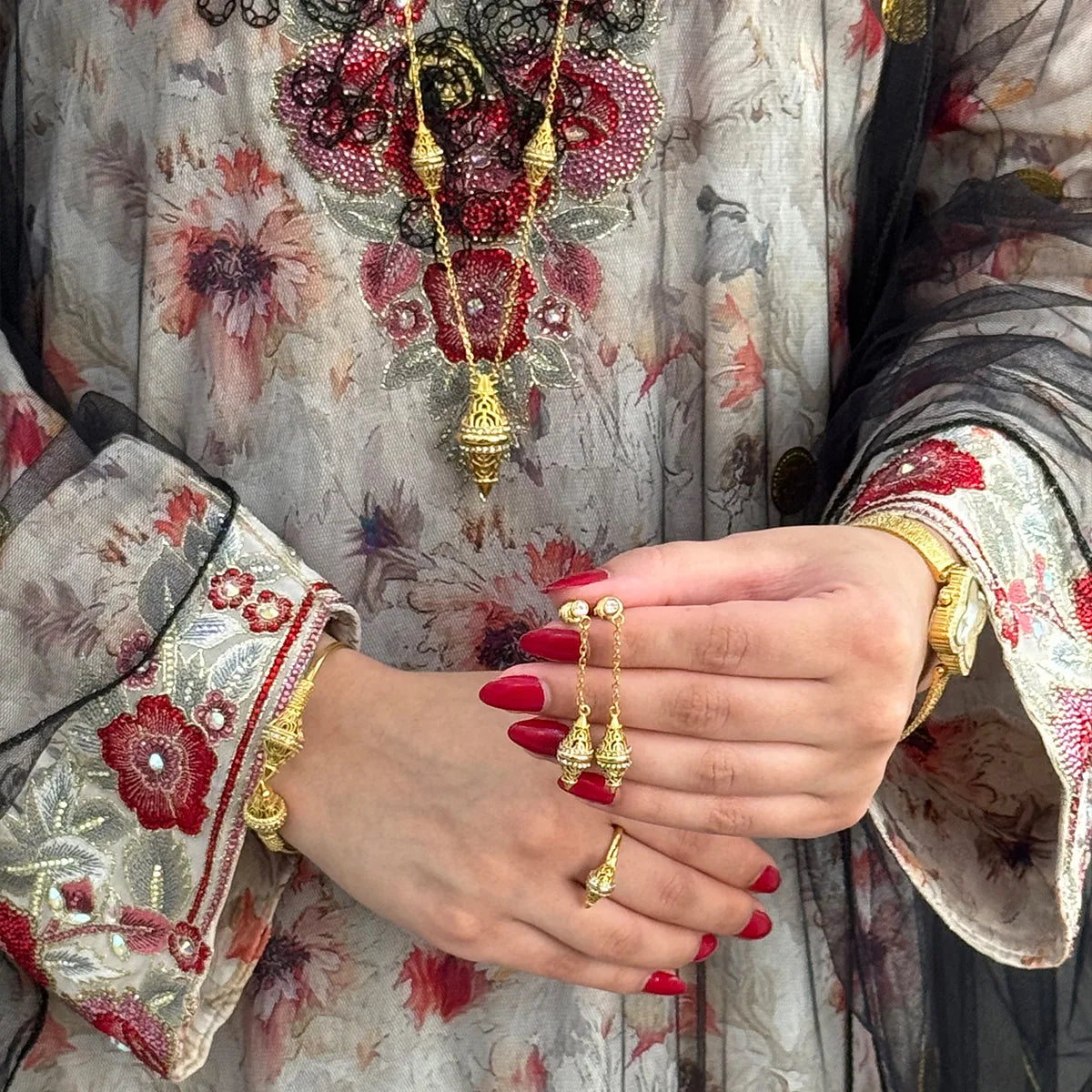 لانترن / طقم باللون الذهبي