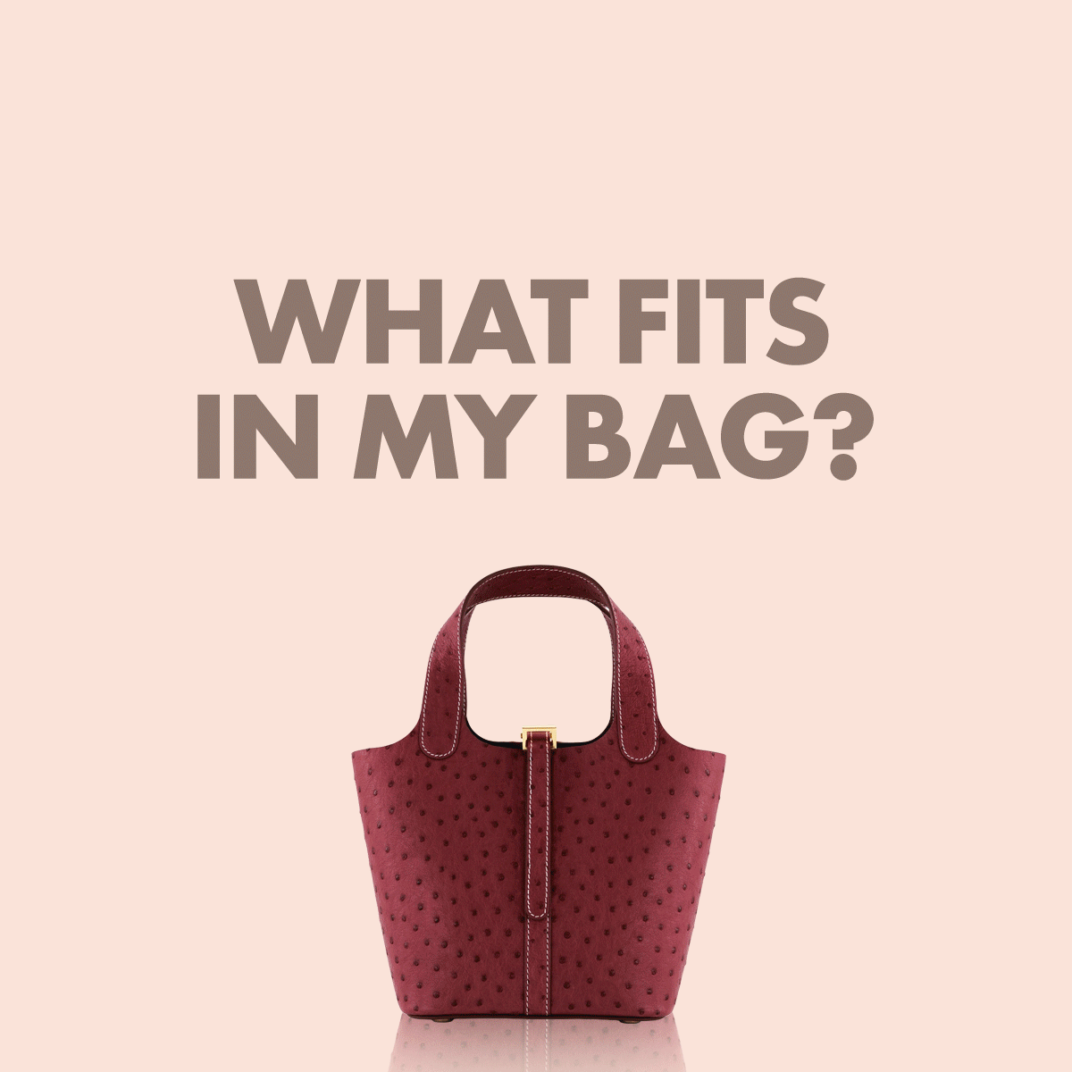 شنطة اليد اليازية من جلد النعام / بورغندي