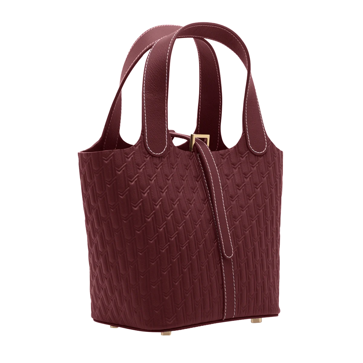 شنطة اليد اليازية / بورغندي