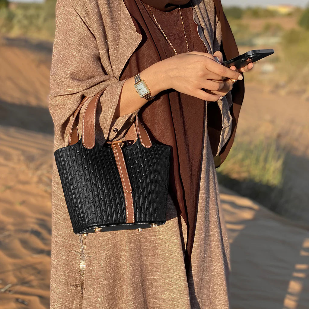 شنطة اليد اليازية / بورغندي