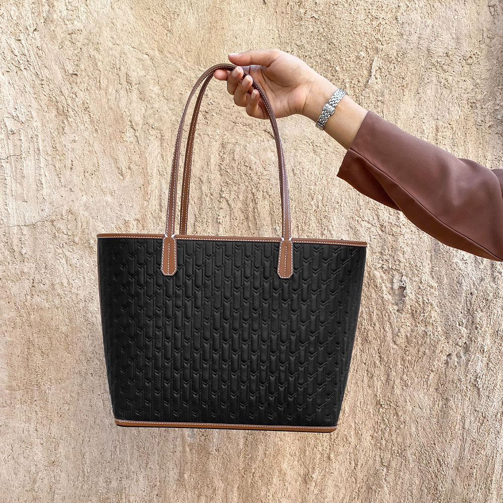 ترافل توت /أسود مع تان