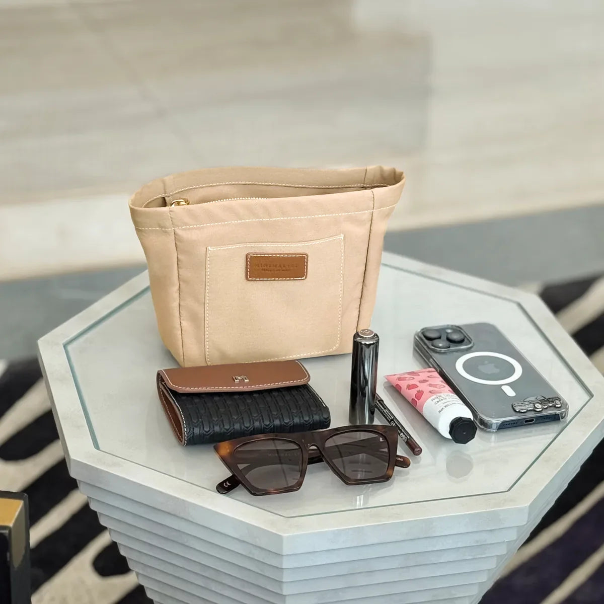 شنطة اليد اليازية / بورغندي