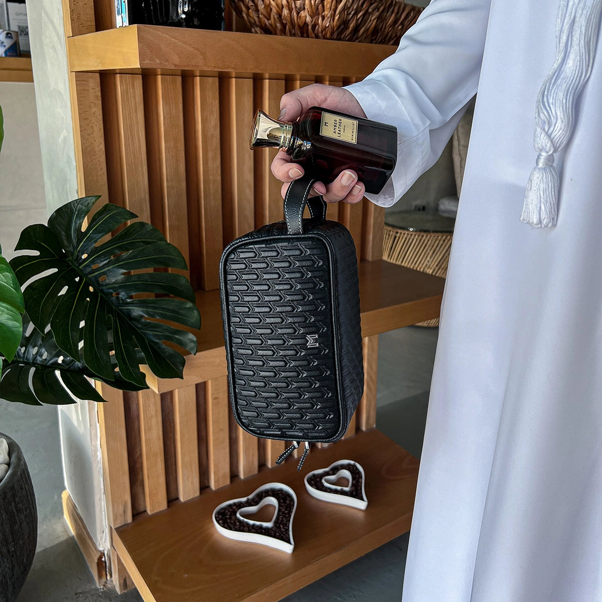 باوتش السفر أسود/ فضي