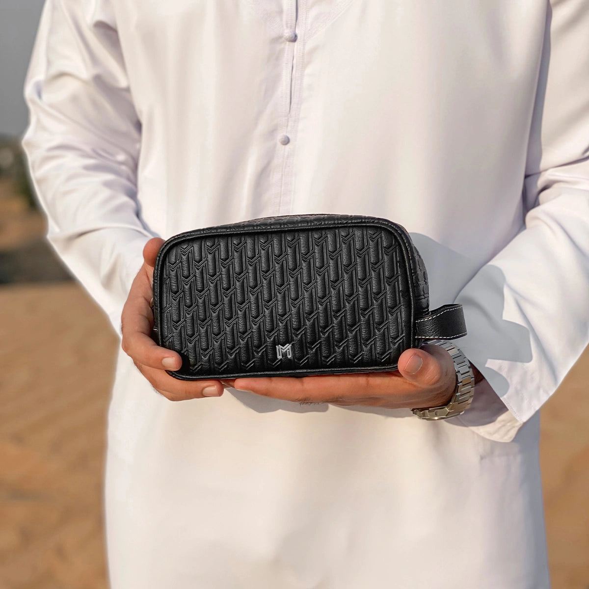 باوتش السفر أسود/ فضي