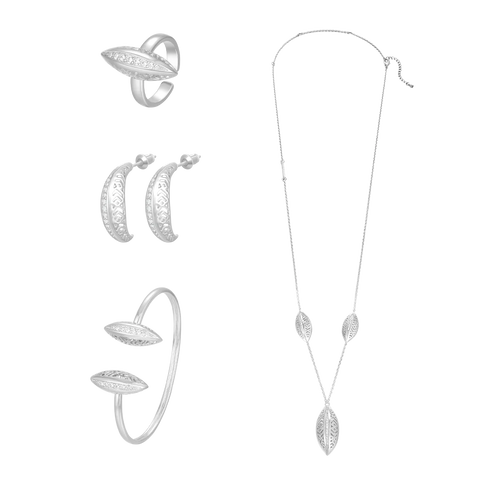 ليف / طقم باللون الفضي