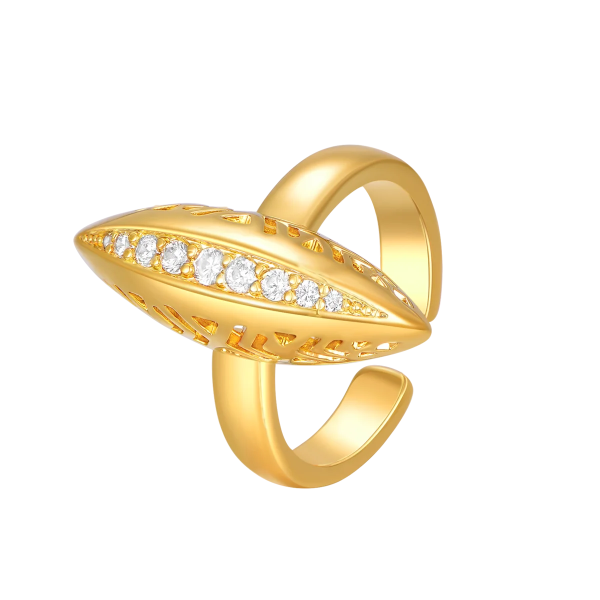 ليف / خاتم باللون الذهب