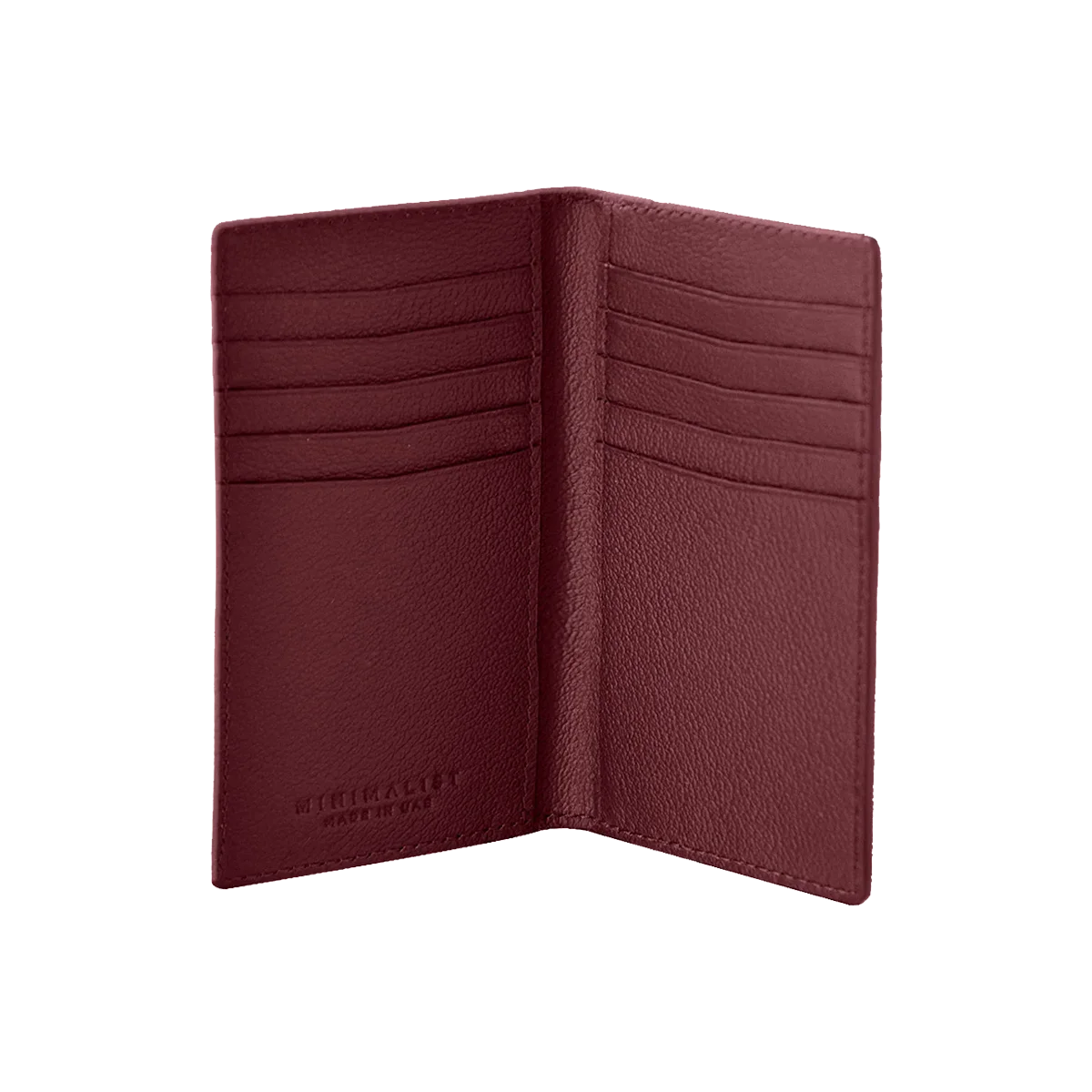 جلد الجمل بورغندي / فضي