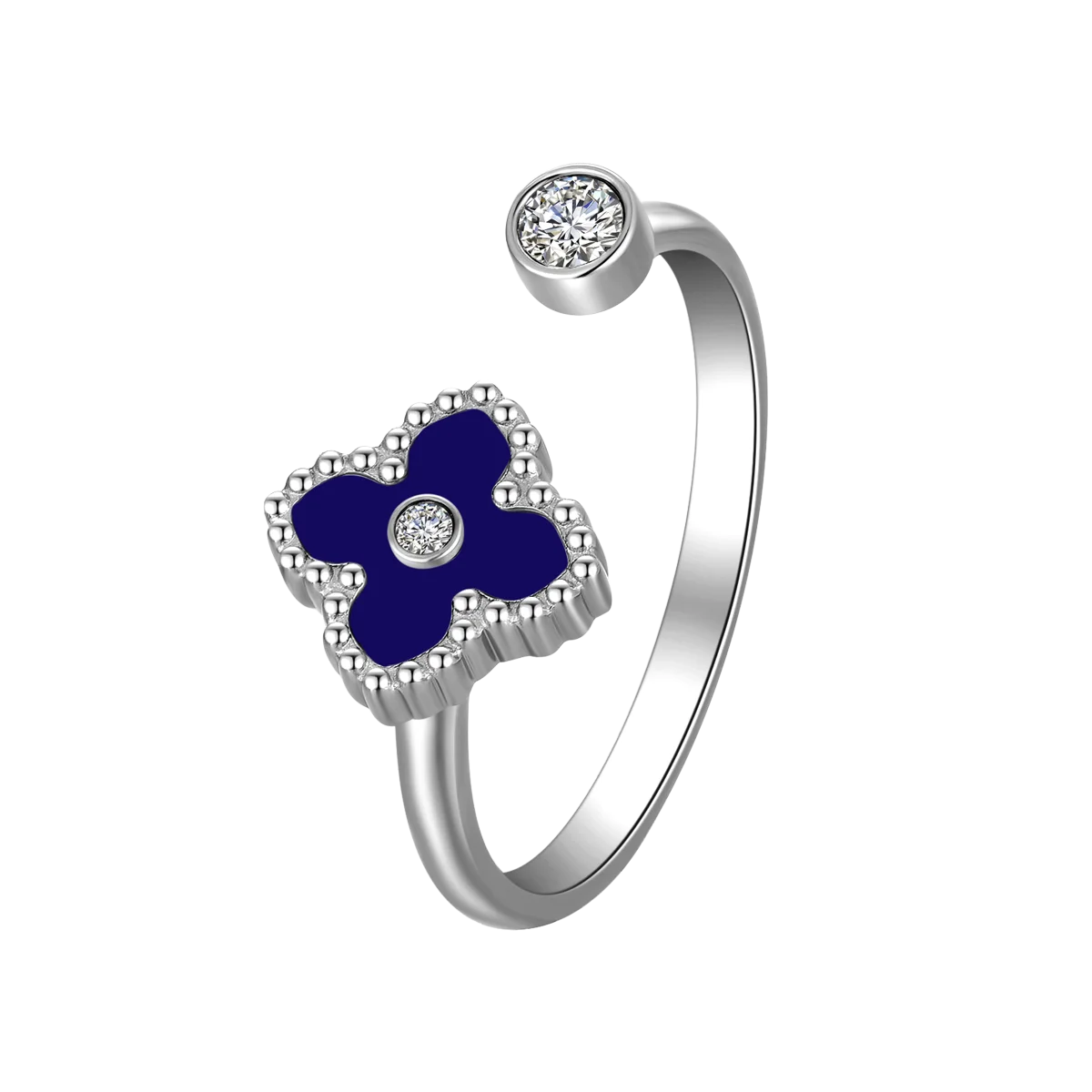 ميني جوري / طقم  أزرق و فضي