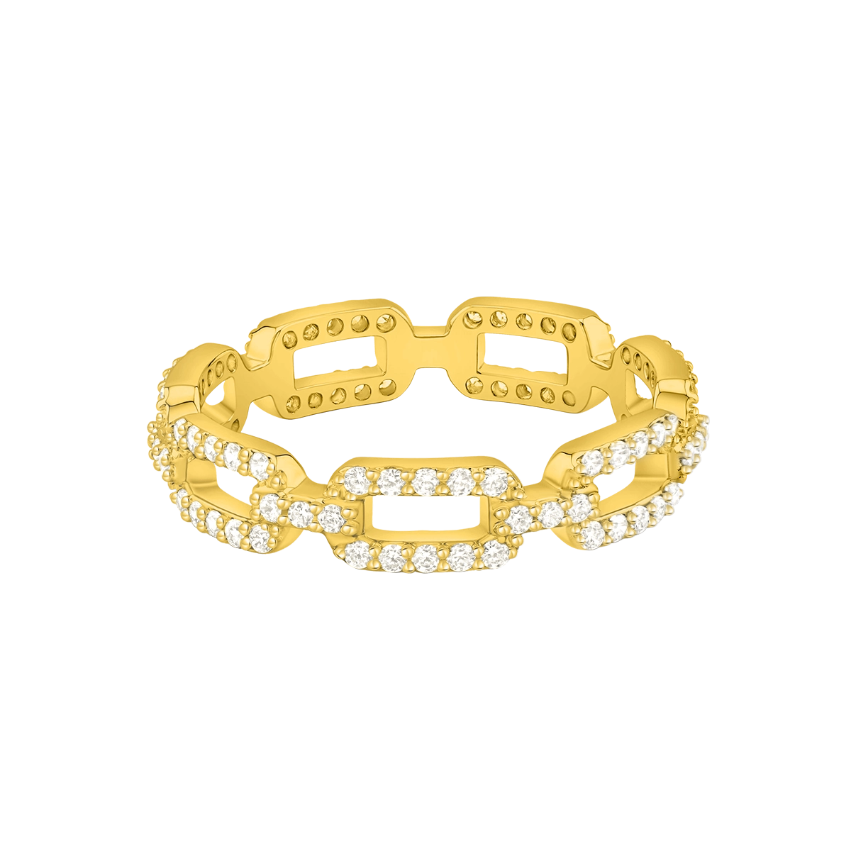 لينكس/ خاتم باللون الذهبي بتصميم متعدد