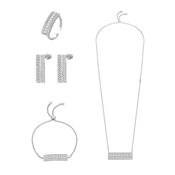 نورة / طقم باللون الفضي