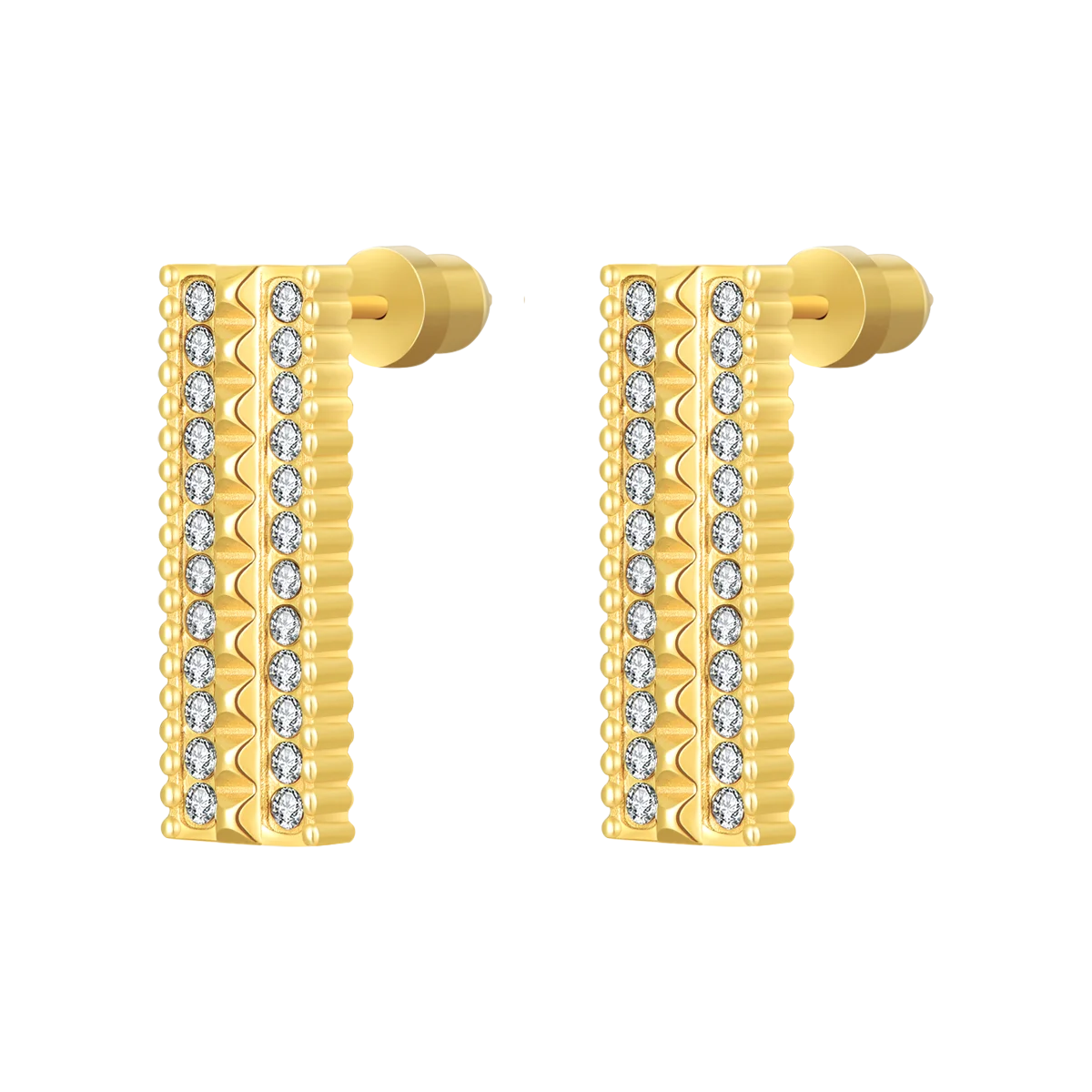 نورة / أقراط بلون الذهب