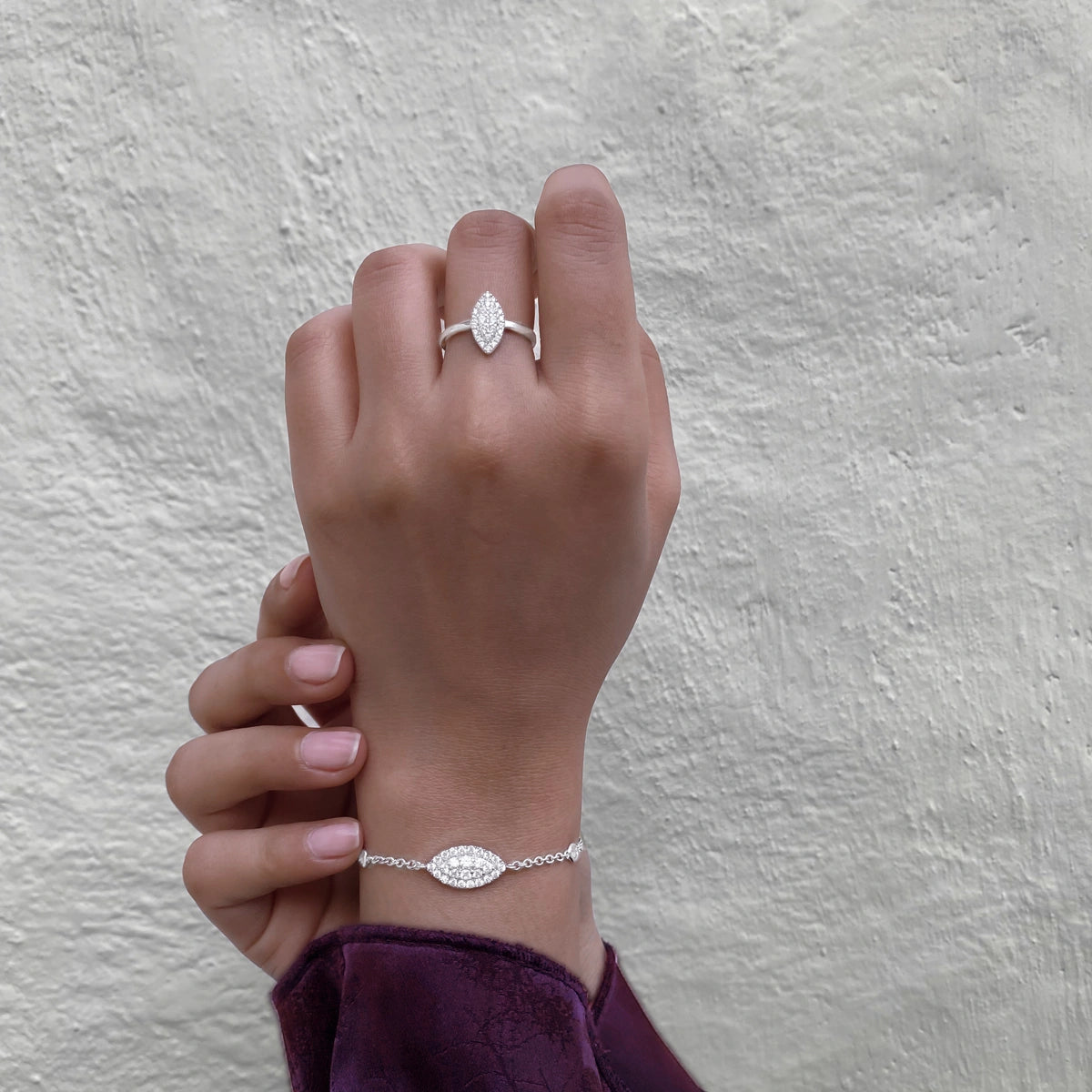 ديزي ليف / خاتم باللون الفضي