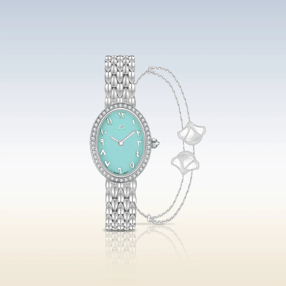 بوكس الهديه سلمى / طقم توليب الفضي