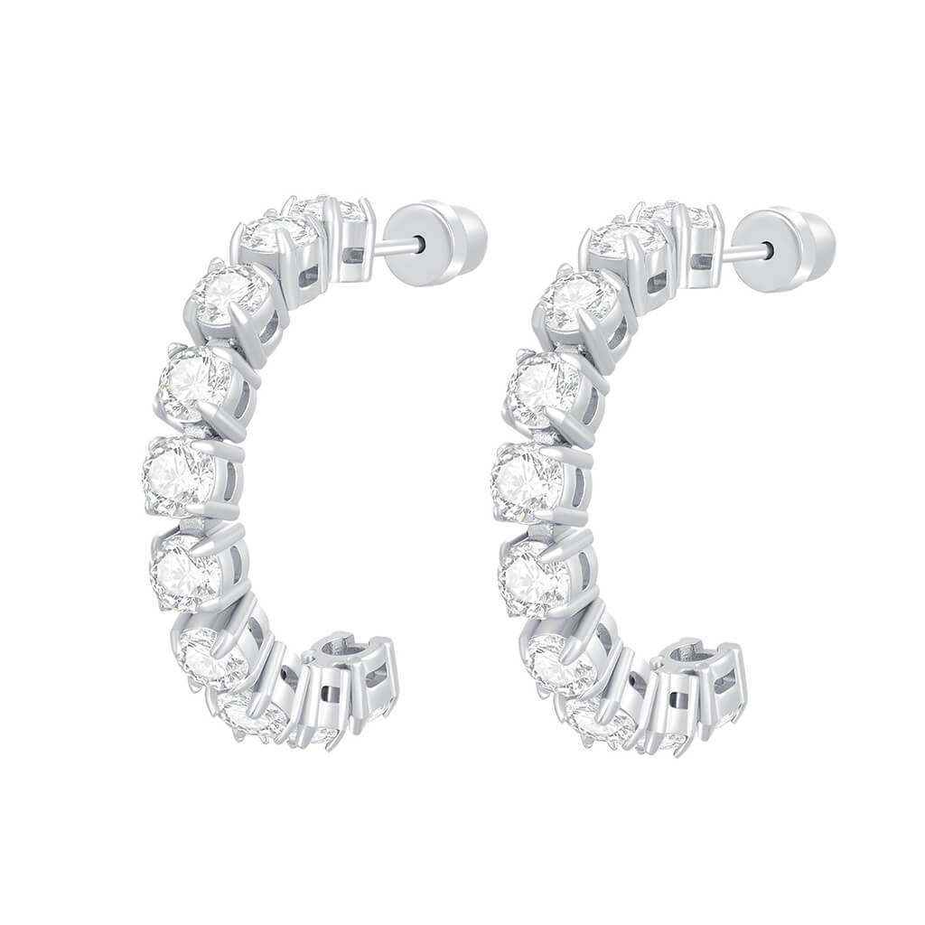 مجموعة هدية عليا / ميني جوري فضي للنساء