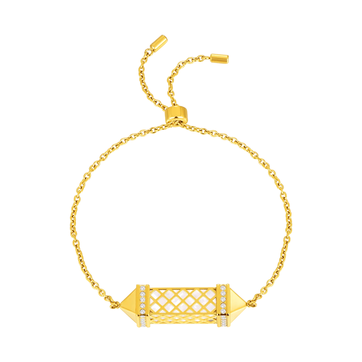 تاسل / طقم اللؤلؤ باللون الذهبي