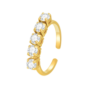 تنس / خاتم باللون الذهبي