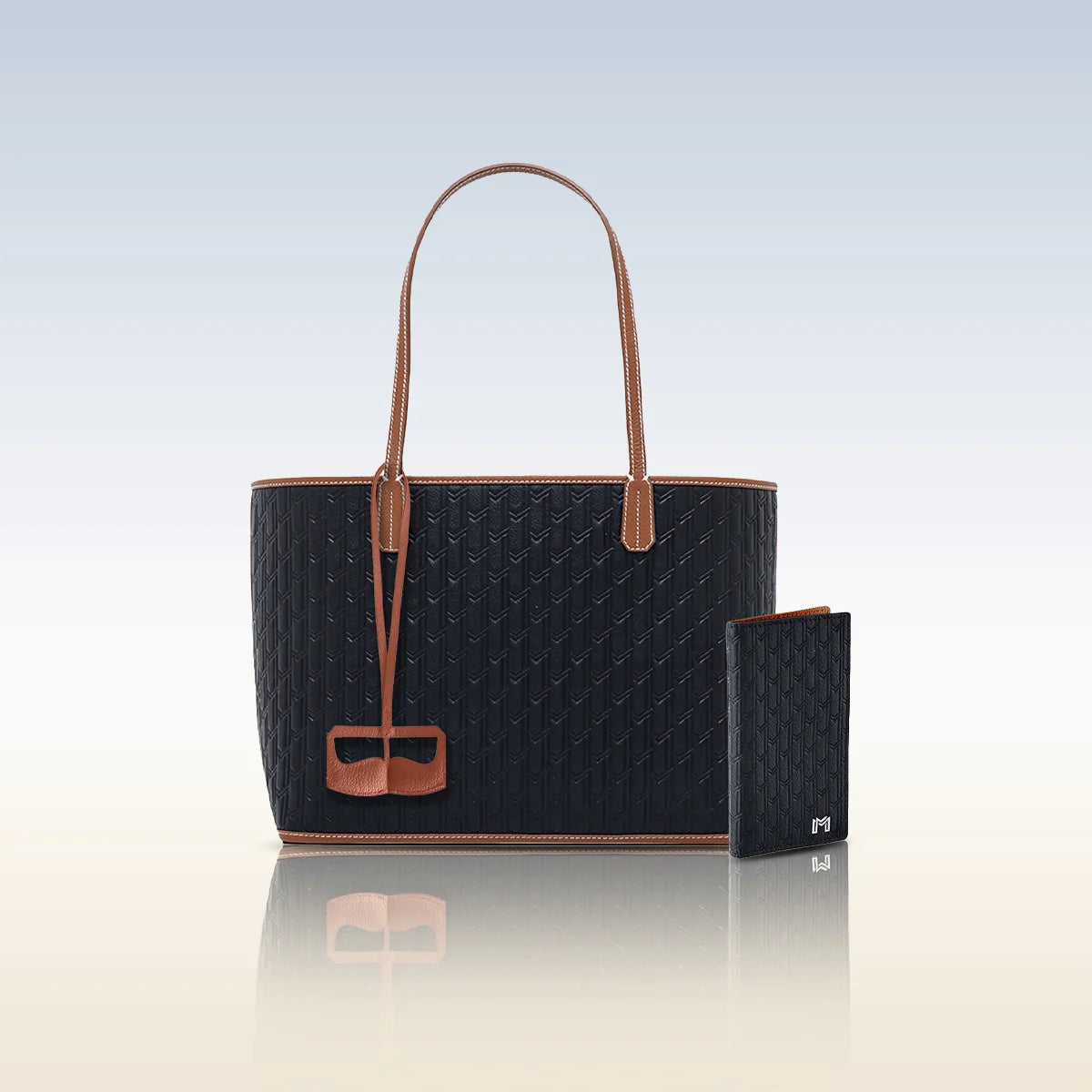 ترافل توت /أسود مع تان