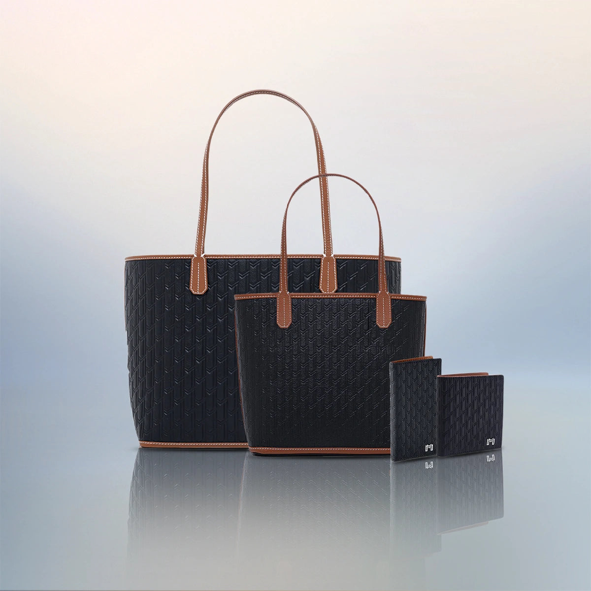 ترافل توت /أسود مع تان