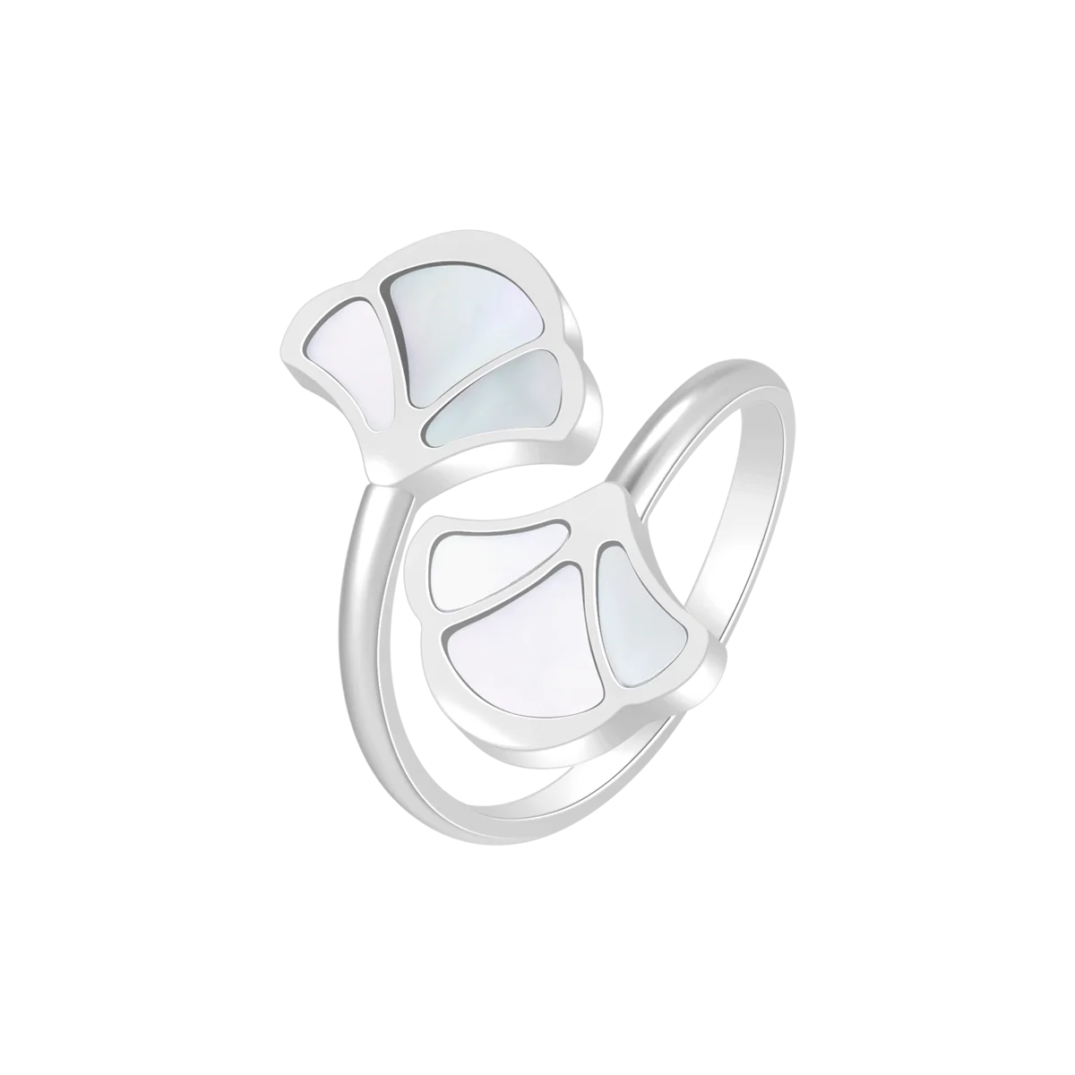 توليب / طقم اللؤلؤ باللون الفضي