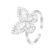 بترفلاي / خاتم باللون الفضي
