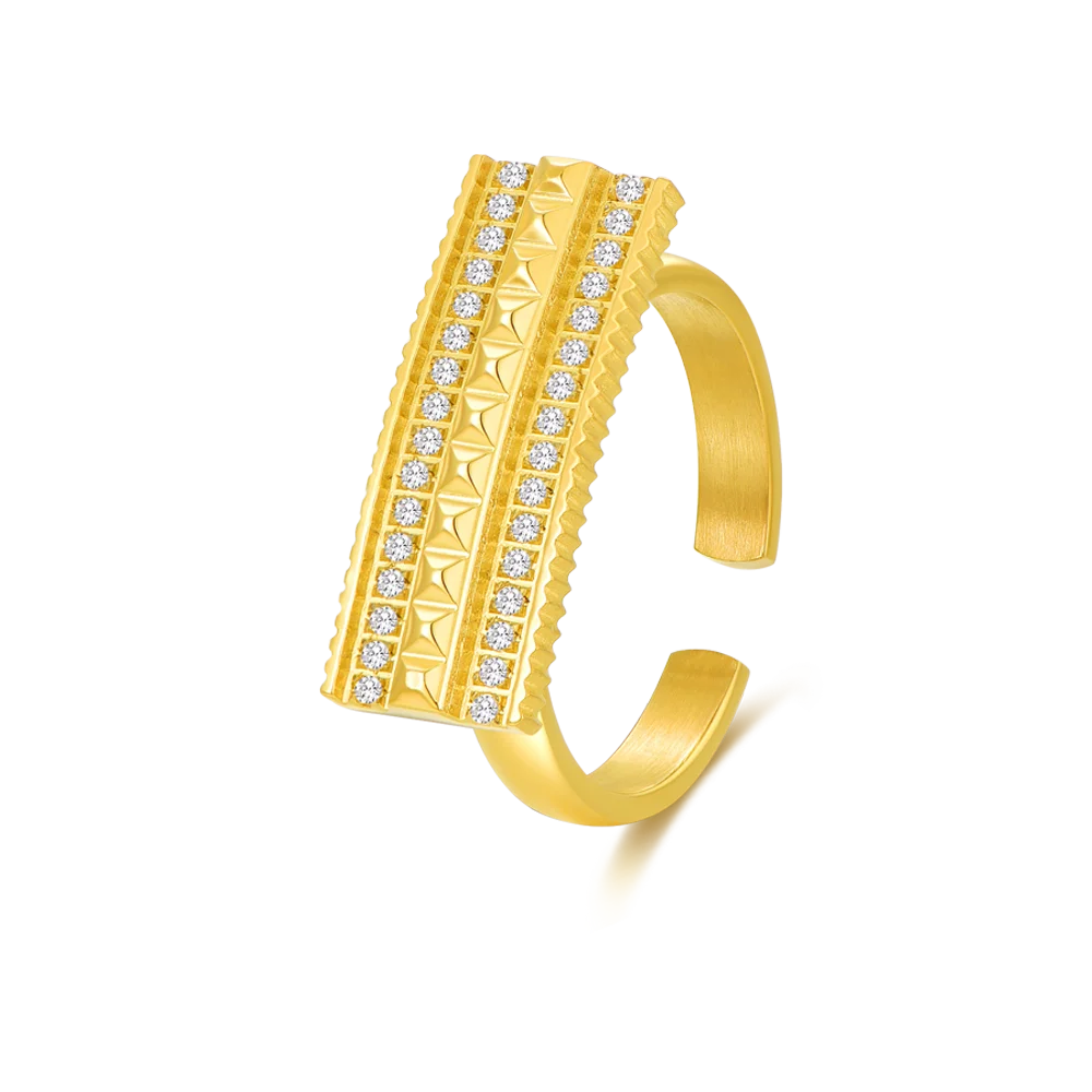 شمس / طقم باللون الذهبي