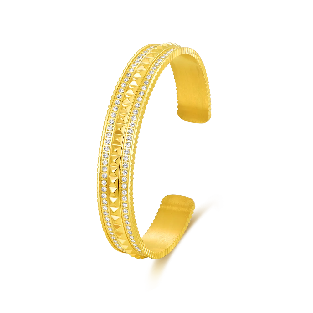 شمس / طقم باللون الذهبي