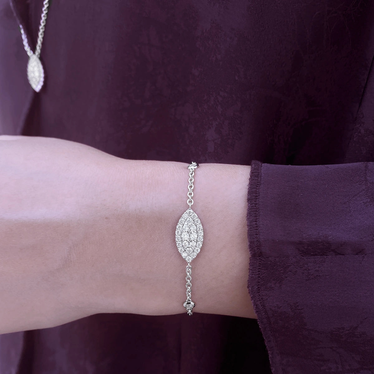 ديزي ليف / سوار باللون الفضي