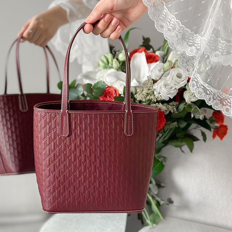 شنطة ميني توت / بورغندي