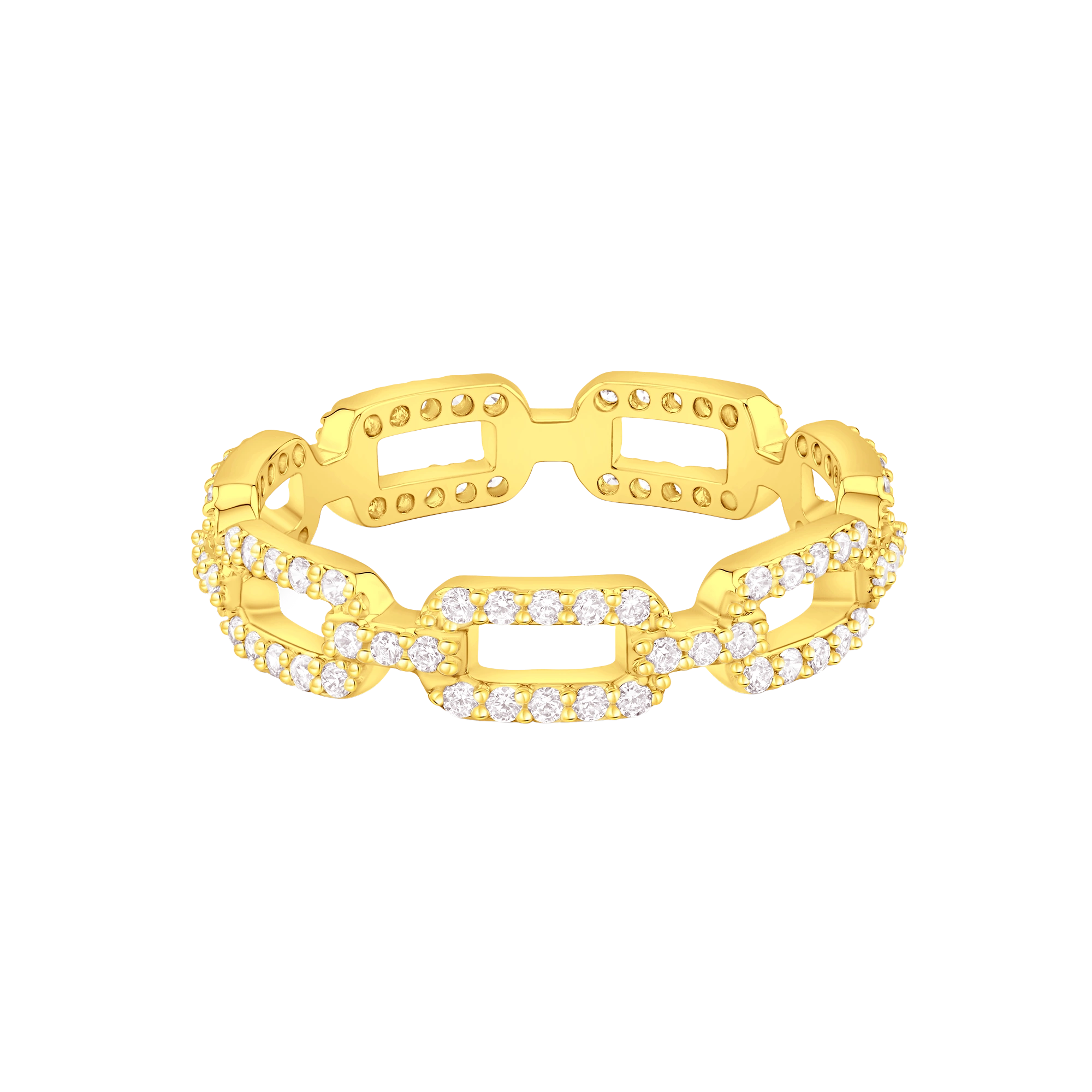 لينكس/ خاتم باللون الذهبي بتصميم متعدد