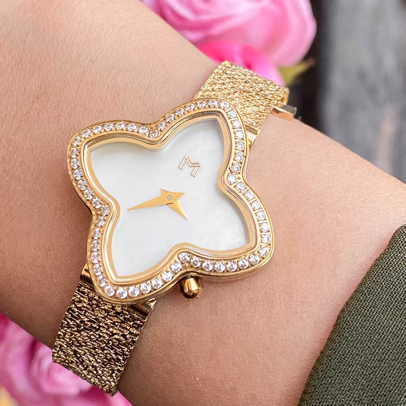 مجموعة هدية عليا / توليب فضي للنساء