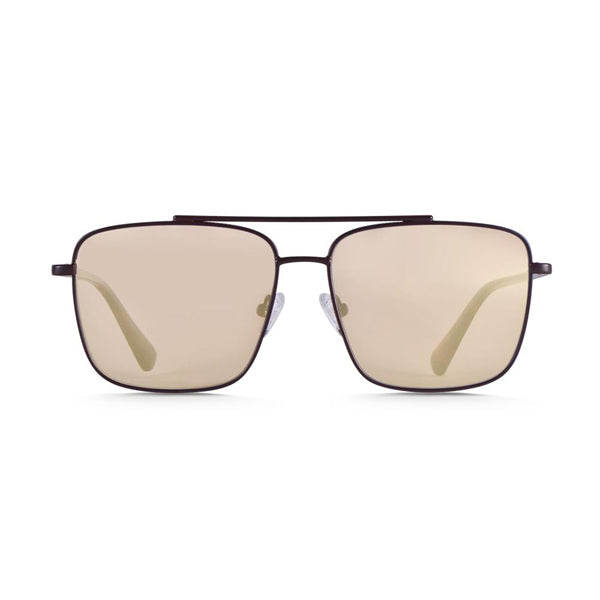 إيليمنت - بني / زجاج ذهبي