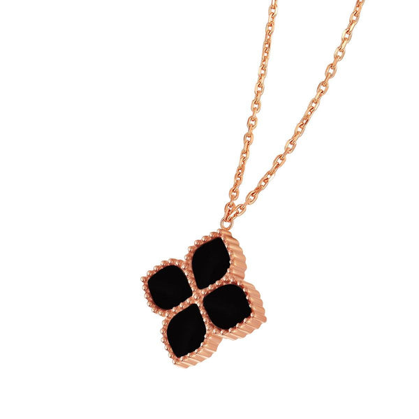 Joory / Necklace  Black Rose Gold - MINIMALIST