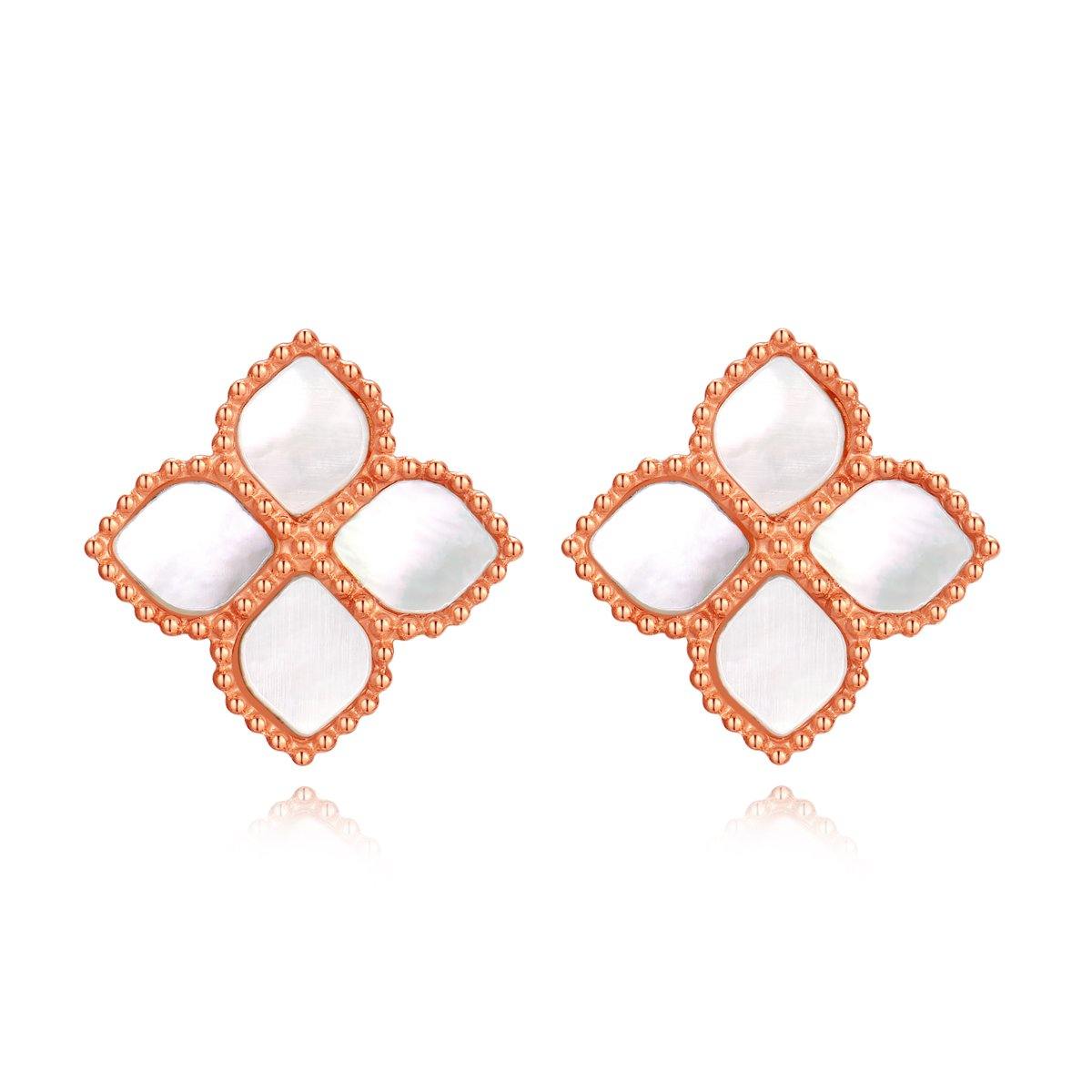 Joory / Earrings Pearl Rose Gold - MINIMALIST